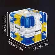 Children 3D Maze Ball Interactive Game Roller Cube STEM Learning Toy for Teens Stress Relief Fun Cognitive Skill Christmas Gift
