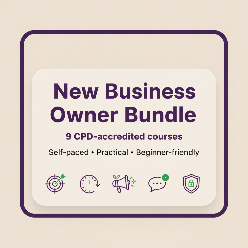 New Business Owner Bundle (9 Accredited CPD Courses)
