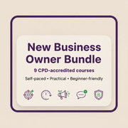 New Business Owner Bundle (9 Accredited CPD Courses)