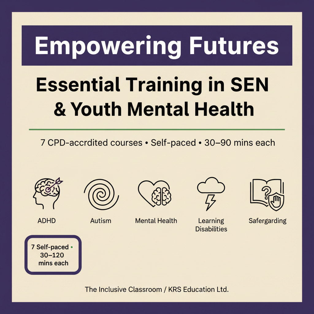 Empowering Futures: Essential Training in SEN and Youth Mental Health (7-course bundle)