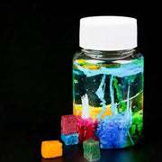 1pc DIY Magic Garden Sodium Silicate Growth Stones Kit, Crystal Garden Science Experiment for Car Decor, Plastic Material 2025