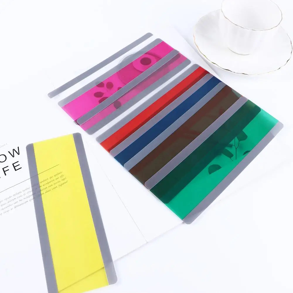Rulers For Dyslexia People Transparent Reading Bookmarks Reading Highlight Strips Highlight Bookmarks Reading Guide Strip